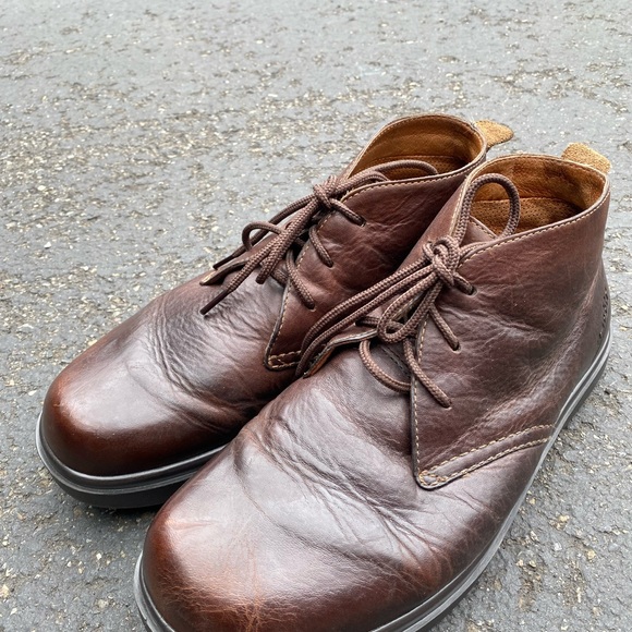 Earth STF07 Men’s Sandstone Leather Chukka Ankle Boots Size 10 - Picture 4 of 12